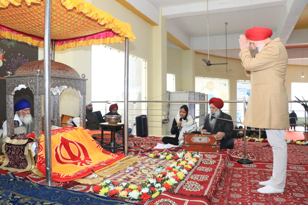 Desh Bhagat University welcomes new year with Sri Sukhmani Sahib Paath